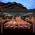 thumbnail image 6 of SANOPY 10 x 30 FT Pop Up Canopy, Large Commercial Wedding Canopy, Height Adjustable Waterproof Beach Canopy, Outdoor Instant Party Tent with 8 Removable Sidewalls, 4 Sandbags, Carrying Bag, Dark Blue, 6 of 14
