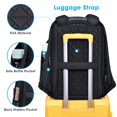 thumbnail image 4 of Mochila oscaurt Antirrobo para portátil de 15,6 pulgadas, resistente al agua, 4 of 7