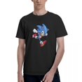 thumbnail image 2 of Nueva camiseta de Sonics con estampado de anime japonés para hombre, camisetas de algodón, camisetas deportivas de moda de verano de manga corta, 2 of 5