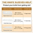 thumbnail image 4 of Fundas de seguridad de plástico Uxcell para cuchillo de chef, protector de hoja de cuchillo para cocina bar blanco, 4 of 7