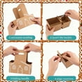 thumbnail image 6 of Gingerbread Drink Holder, 2 Cup Drink Carrier with Handle, 6 of 8