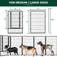"FXW Dog Playpen Outdoor, 48 Panels 45"" Height, Pet Puppy Exercise Pen