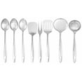 thumbnail image 2 of High Quality Stainless Steel 14" Utensil Set 8 PC Cooking Serving Spatula Spoon, 2 of 7