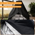 thumbnail image 6 of Patio Egg Chair Covers with Zipper 75”x45” 90”x78” Patio Chair Cover Hanging Egg Chair Waterproof UV Resistant with Storage Bag for Outdoor Swing Chairs Patio Furniture, 6 of 8