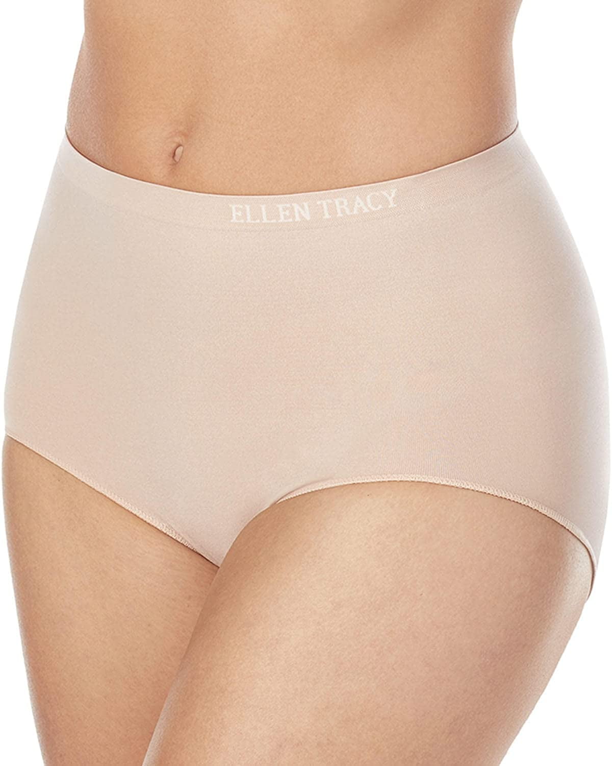 Company Ellen Tracy Women's Underwear Ultra Soft Seamless Floral Stripe  Full Brief Panties 3-Pack Multipack - Medium at  Women's Clothing  store