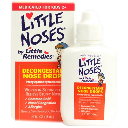 Little Remedies Decongestant Nose Drops -- 0.5 Fl Oz