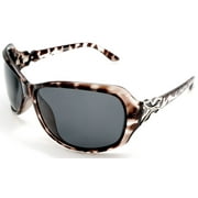 Women's Classic Polarized Fashion Sunglasses - Liz Taylor "Untamed Lady" Tortoise
