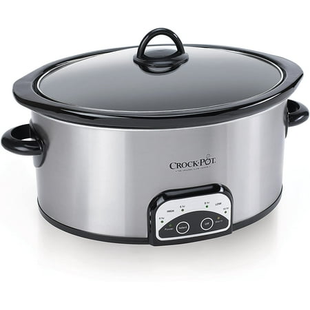 

WUGUFD SCCPVP600-S Smart-Pot 6-Quart Slow Cooker Brushed Stainless Steel 6 Qt Stainless