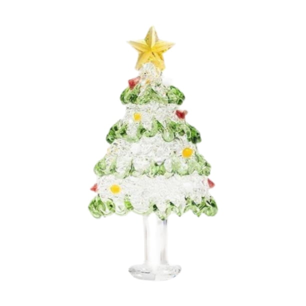 Figura de árbol de Navidad, decoración para árbol de Navidad, mano de obra fina, coleccionable, Navidad Verde