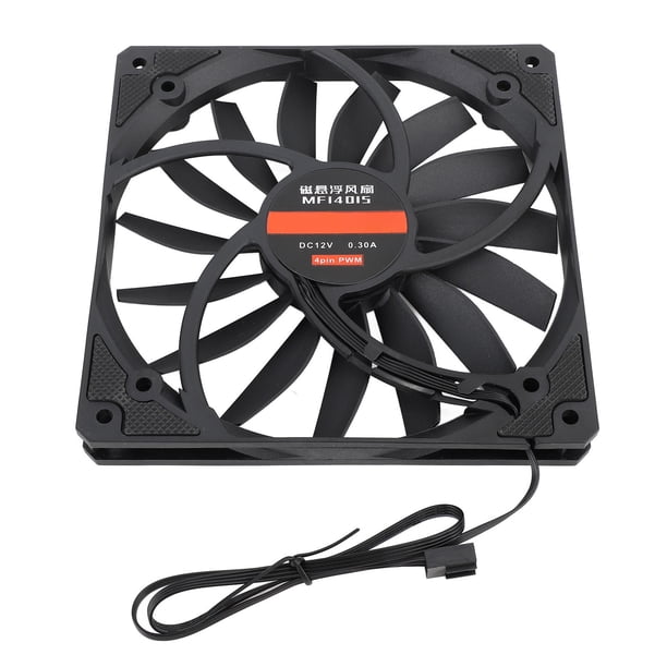 Ventilador para Caja de ComputerAdora, Ventilador de Refrigeración Pwm de 4 Pines, Ventilador para Caja de PC Ultradelgado de 12 V, Velocidad del Ventilador DE 300 A 1100 RPM, 15