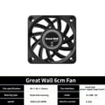 thumbnail image 3 of Great Wall 60MM/70MM/80MM/90MM Computer PC Case Fan Ultra Silent 12V DC Chassis Radiator Cooling PC Cooler Fan Case Fans 7 cm Fan, 3 of 5