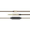 thumbnail image 3 of QKZ Auriculares estéreo Auriculares con cable Auriculares intrauditivos Control de cables Cable trenzado Auriculares con micrófono, Negro Inevent EL000235-01B, 3 of 7