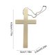 thumbnail image 3 of Decoraciones de Pascua, adornos de Pascua, regalos de Pascua, pequeño adorno colgante de cruz, suministros para iglesias, artesanías de madera, adornos de decoración de escritorio de Pascua, adorno de, 3 of 6