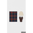 thumbnail image 5 of Gilbin Big Winter Christmas Checked Scarf 80" x 30" – Soft Warm Oversized Plaid Shawl Blanket Scarf for Women & Men, Black and Red Classic Holiday Scarf, 5 of 11