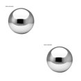 thumbnail image 4 of Bearachild Nuevo asiento de bola de acero inoxidable, bola hueca de espejo de esfera de alto brillo, suministros de decoración para el jardín del hogar, 63 mm de diámetro 2piezas Bearachild CBP065883, 4 of 6