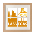 thumbnail image 1 of Bienvenido a las Vegas, Nevada, Estados Unidos Pantalla de escritorio de pared de marco 4 aperturas, 1 of 4