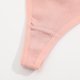thumbnail image 4 of Gibobby Verano calzoncillos adelgazantes Nueva camiseta encaje sexy tiro bajo para mujer Ropa interior transpirable fina y （Rosa， S), 4 of 5