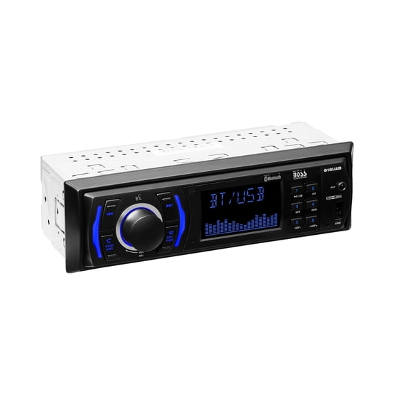 BOSS Audio Systems 616UAB Single DIN Car Stereo Head Unit – No CD DVD Player, Bluetooth, AM/FM Radio, USB, Aux-in, MP3 Receiver