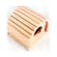 thumbnail image 1 of SOPOTUTU Casita Beige De Madera Natural Para Hámster Con Redonda Divertida, 1 of 5