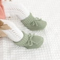 thumbnail image 4 of TBWNWG Baby Sneakers for Warm Winter Booties with Bow Soft Knit Toddler Socks Cute First Shoes for Boys Girls,Sizes 0-3 Months, 4 of 7