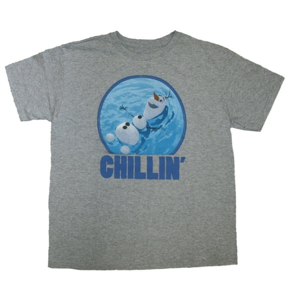 Disney Olaf "Chillin'" Junior Womens T-Shirt Size Large