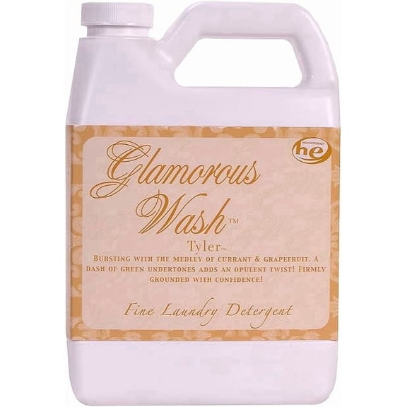 Tyler Candle Tyler Scent Glamorous Wash Liquid Laundry Detergent, 1-2 Loads, 4 fl oz