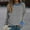 Black, variant on CLOISE Sweatshirts for Women Striped Color Block Oversized Sweatshirts Crew Neck Long Sleeve Hoodies Shirts Black Basic Tops Fall Tunic Y2k Outfits XL