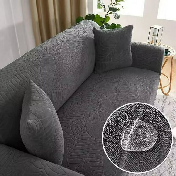 AMERTEER Thick Jacquard Sofa Cover for Living Room Elastic Waterproof Sofa Cover 1/2/3/4 Seater L-shaped Corner Sofa Cover