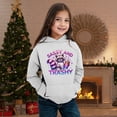 thumbnail image 2 of PMVFHDE Liquidation Chandail à Col Rond pour Filles Chandail à Capuchon pour Enfants d'Hiver Mode à Imprimé Animal Manteau Chaud et Confortable pour Garçons et Filles Chandails d'Automne pour Filles, Gris, 11-12 Ans, 2 of 4