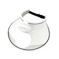 thumbnail image 2 of Sombrero con visera y ventiladores, sombrero para el sol con USB, velocidad superior en blanco, transpirable, para playa, 2 of 9
