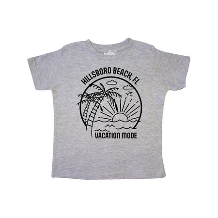 

Inktastic Summer Vacation Mode Hillsboro Beach Florida Gift Toddler Boy or Toddler Girl T-Shirt