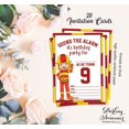 thumbnail image 5 of Darling Souvenir White Birthday Invitation Card Printable Fill or Write In Blank Invites Party Supplies Pack Of 28 5 x 7 Inches, 5 of 5