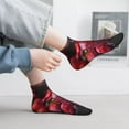 thumbnail image 6 of Uemuo Berry Infused Refreshment Printed Crew Socks, Moisture-Wicking Socks, Athletic Socks for Men Breathable Cushion Socks Casual Sport Socks for Running Traveling, 6 of 6