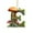 E, variant on SLYNSHome Letters Decoration,Hanging Letters Statues Sign with Mushroom and Fairy House Pattern Ornamentsfor Kids Room,Wall and Trees Outdoor Miniature Fairy Garden Decor Accessories