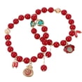 thumbnail image 4 of 2Pcs Fashion Fortunate Red Bead Bracelets 2021 New Year Gift Bracelets (2#+4#), 4 of 7