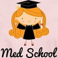 thumbnail image 3 of CafePress - Cute Med School Graduate Women's Light T Shirt - Women's Classic T-Shirt, 3 of 4