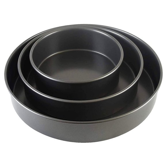 Juego de moldes para tartas Chicago Metallic Professional de 3 piezas