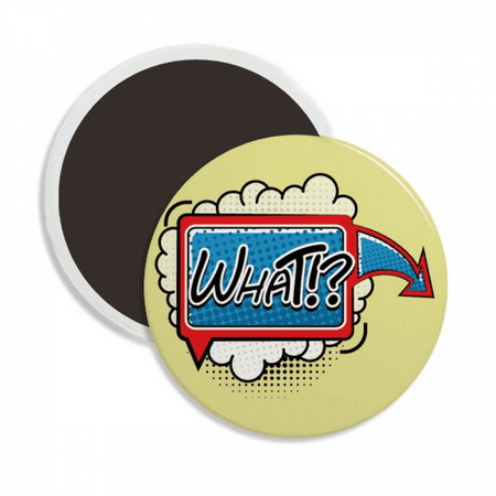 

What Boom Box Cloud Round Ceracs Fridge Magnet Keepsake Decoration