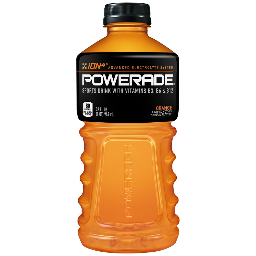 POWERADE Orange, ION4 Electrolyte Enhanced Fruit Flavored Sports Drink