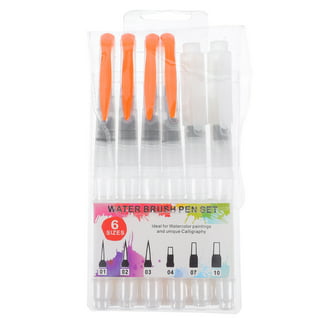 Water Color Brush Pen Set 12 Pcs Water Paint Brushes Refillable Watercolor  Brush for Student, Party, Craft (12Pcs)