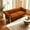 Orange + Velvet + 3 Seat, variant on FX-P81-RG2 RETRO GREEN SOFA Modern Cream Velvet Sofa with Gold Accents - Sleek Channel-Tufted Upholstery, 3-Seat Couch for Living Room and Office Decor