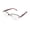 wine, variant on NEW ELLE 13447 WOMENS/LADIES OVAL HALF-RIM BLACK FASHION ACCESSORY AFFORDABLE DESIGNER CUTE FRAME DEMO LENSES 49-17-135 EYEGLASSES/SPECTACLES