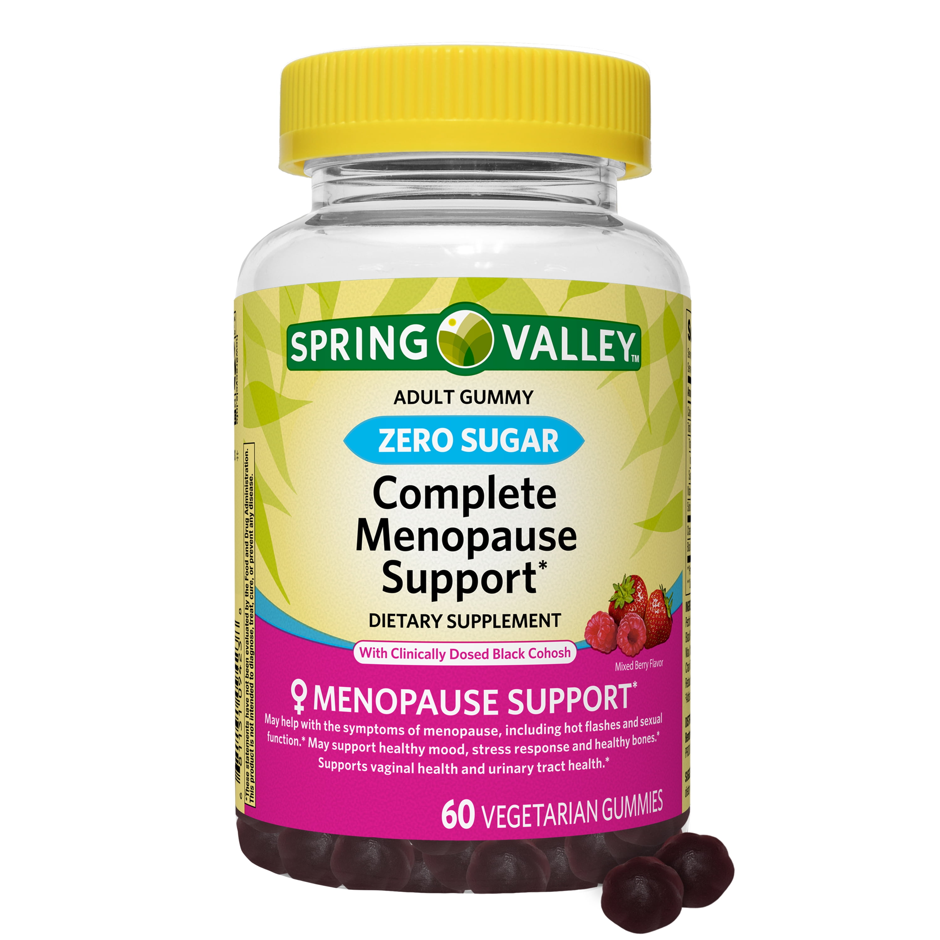 Spring Valley Zero Sugar Complete Menopause Support Vegetarian Gummies