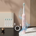 thumbnail image 1 of Binmer USB Charging Toothbrush, Toothbrush With 4 Brush Heads, Smart 3 Gear Toothbrush IPX7, 1 of 8