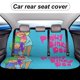 thumbnail image 5 of Pinky Dinky Doo-theme Car Rear Seat Covers Back Elastic Flexible Car Seat Covers Decorative Fits Most Cars 120x59x76cm, 5 of 6