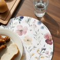 thumbnail image 4 of Round Placemats Spring Watercolor Flowers 15 inch Set of 4 Table Mats for Dining Table Country Garden Heat Resistant Non-Slip Kitchen & Home Decorative Place Mat Set, 4 of 8