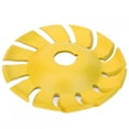thumbnail image 1 of Disco de rejilla de madera con dientes, disco de corte de madera, dientes amarillos, disco moldeador de madera, disco de tallado de madera con dientes, rendimiento inigualable, 1 of 12