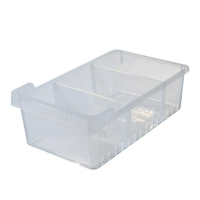 MesaSe Refrigerator Drawer Storage Box Transparent Vegetable Eggs Storage Box