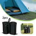 thumbnail image 1 of 2 bolsas de peso para toldo, para gazebo, vacías, con asa, para tienda de campaña al libre, con anclaje para toldo de RV, gazebo, color negro, 1 of 8