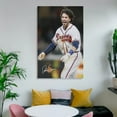 thumbnail image 6 of Dansby Swanson Poster Canvas Poster Posters Wall Art Painting Canvas Gift Living Room Prints Bedroom Decor Poster Artworks 16x24inch(40x60cm), 6 of 6